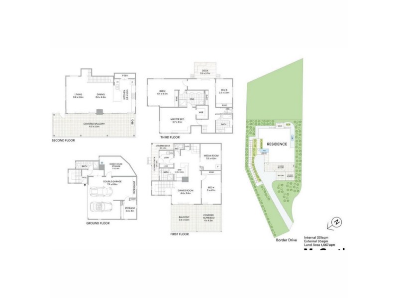 12 Border Drive, Currumbin Waters QLD 4223 Floorplan