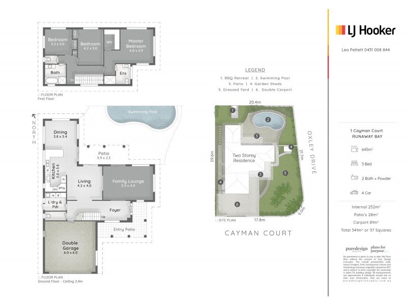 1 Cayman Court, Runaway Bay QLD 4216 Floorplan