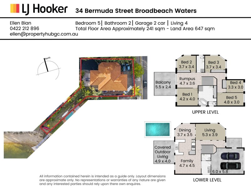 34 Bermuda Street, Broadbeach Waters QLD 4218 Floorplan