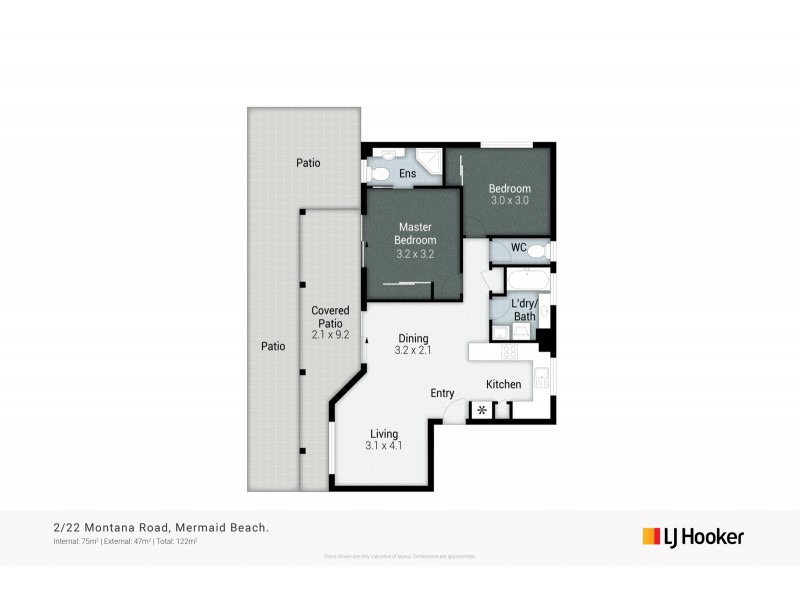 2/22 Montana Road, Mermaid Beach QLD 4218 Floorplan