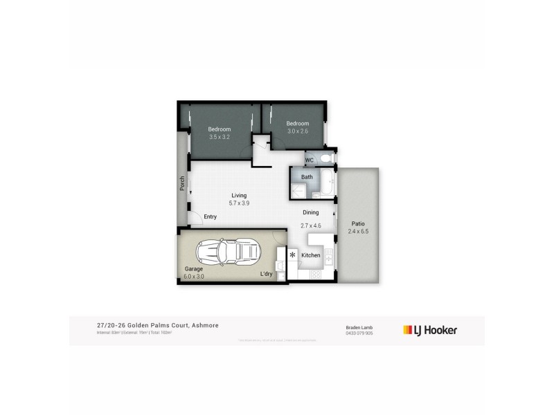 27/20-26 Golden Palms Court, Ashmore QLD 4214 Floorplan