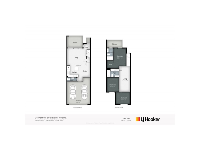 24 Parnell Boulevard, Robina QLD 4226 Floorplan