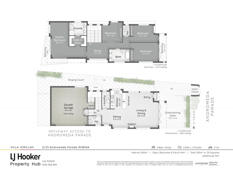2/23 Andromeda Parade, Robina QLD 4226 Floorplan