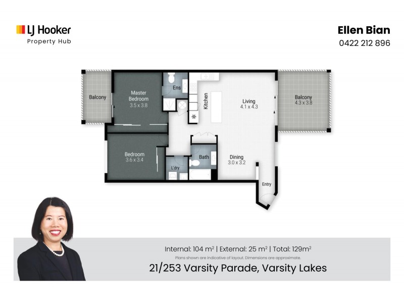 21/253 Varsity Parade, Varsity Lakes QLD 4227 Floorplan