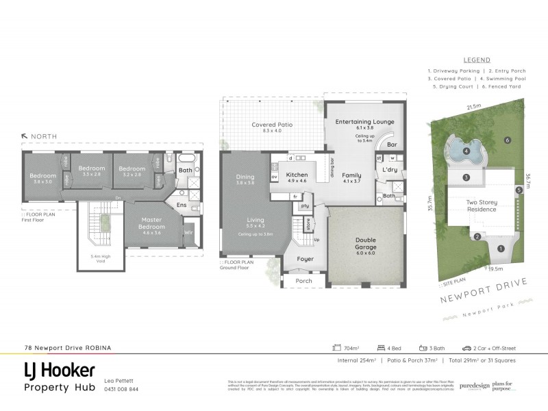 78 Newport Drive, Robina QLD 4226 Floorplan