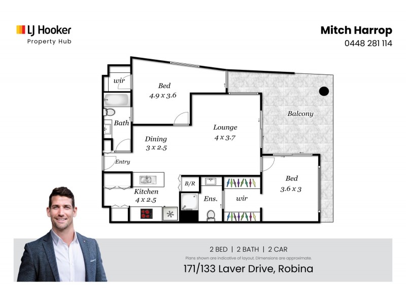 171/133 Laver Drive, Robina QLD 4226 Floorplan