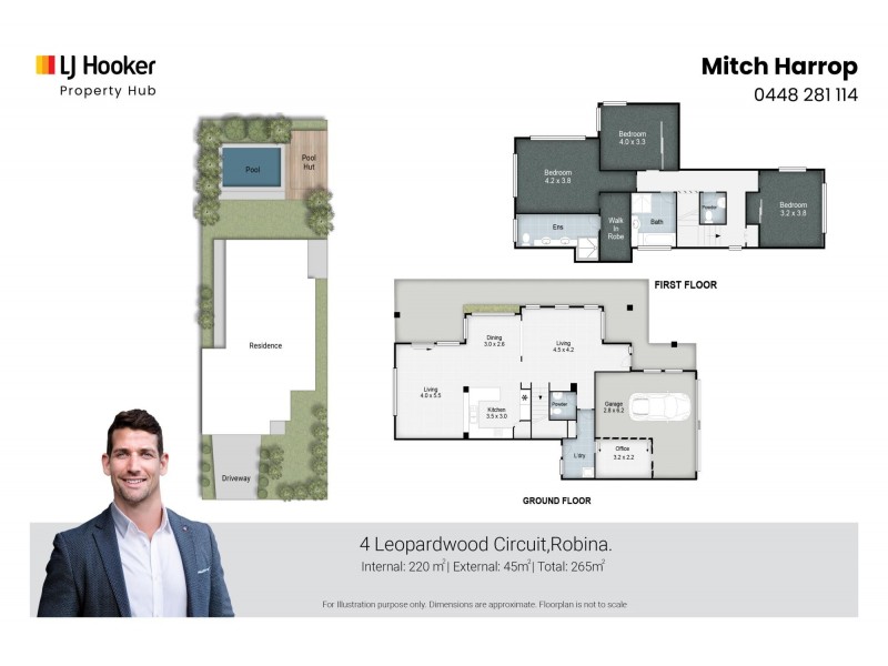 1/4 Leopardwood Circuit, Robina QLD 4226 Floorplan