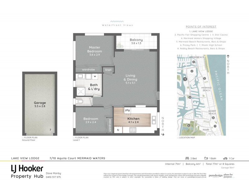7/10 Aquila Court, Mermaid Waters QLD 4218 Floorplan