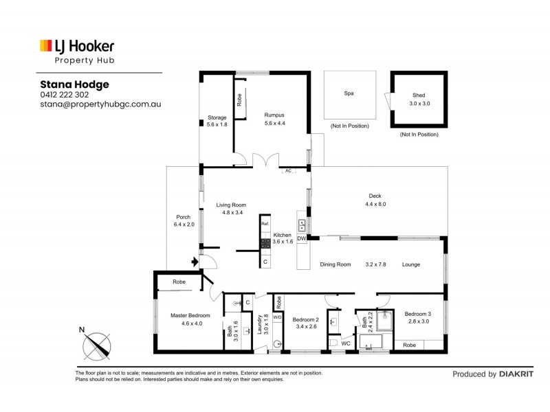 19 Wattle Glen Place, Robina QLD 4226 Floorplan