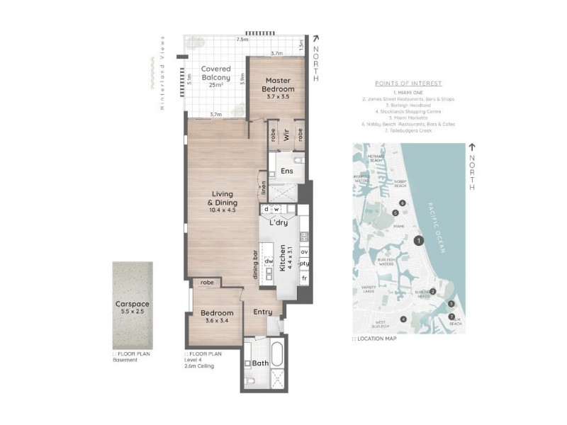 216/1 Toombul Avenue, Miami QLD 4220 Floorplan