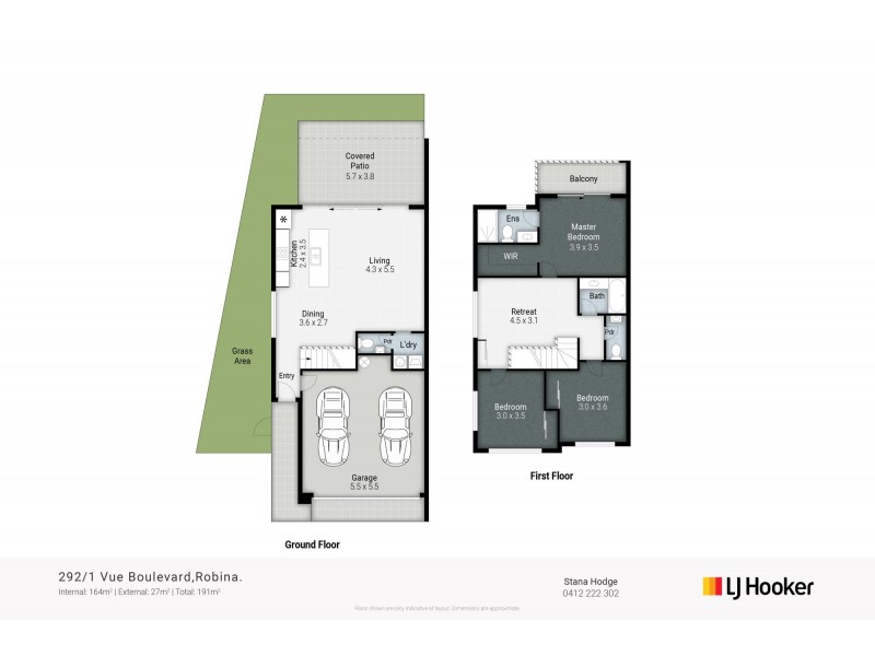 292/1 Vue Boulevard, Robina QLD 4226 Floorplan