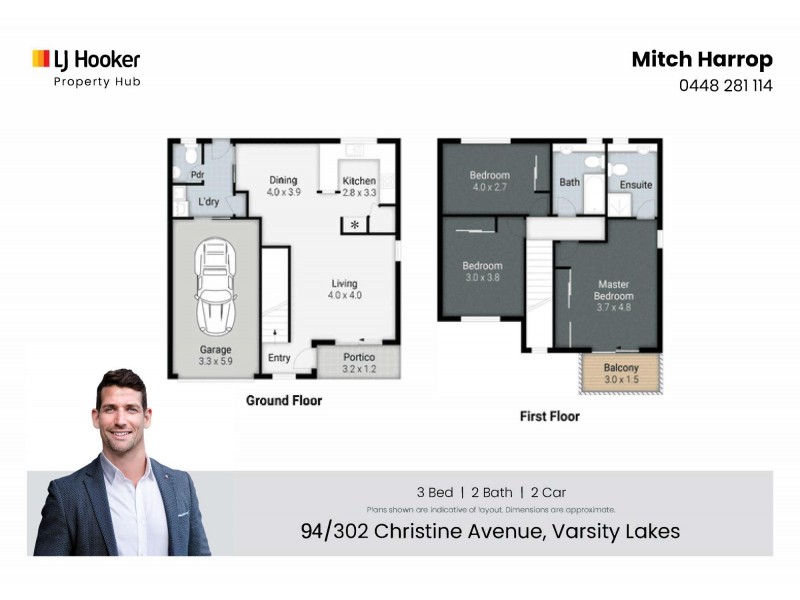 94/302 Christine Avenue, Varsity Lakes QLD 4227 Floorplan