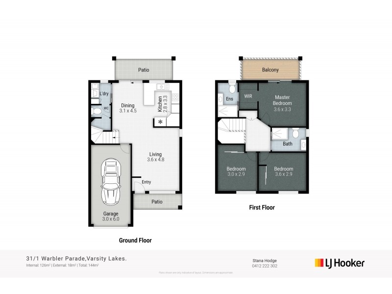 31/1 Warbler Parade, Varsity Lakes QLD 4227 Floorplan