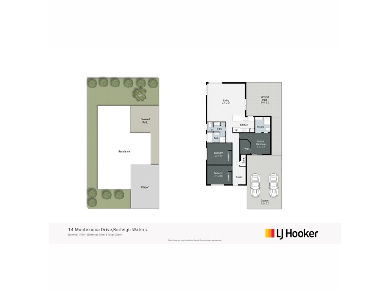 14 Montezuma Drive, Burleigh Waters QLD 4220 Floorplan