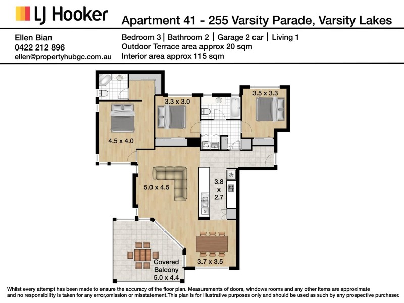 41/255 Varsity Parade, Varsity Lakes QLD 4227 Floorplan