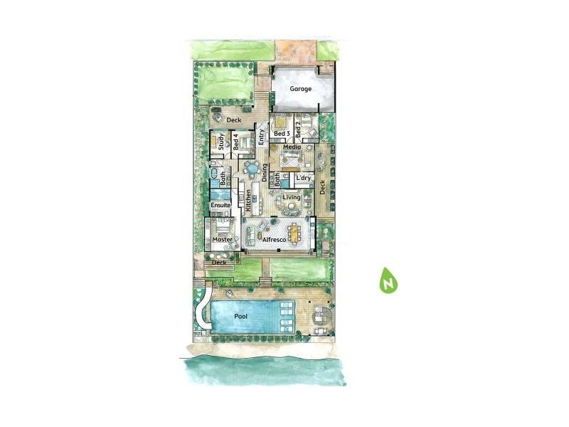 24 Driver Court, Mermaid Waters QLD 4218 Floorplan