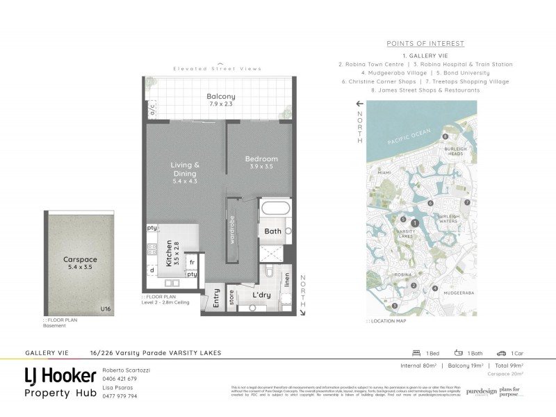 16/226 Varsity Parade, Varsity Lakes QLD 4227 Floorplan