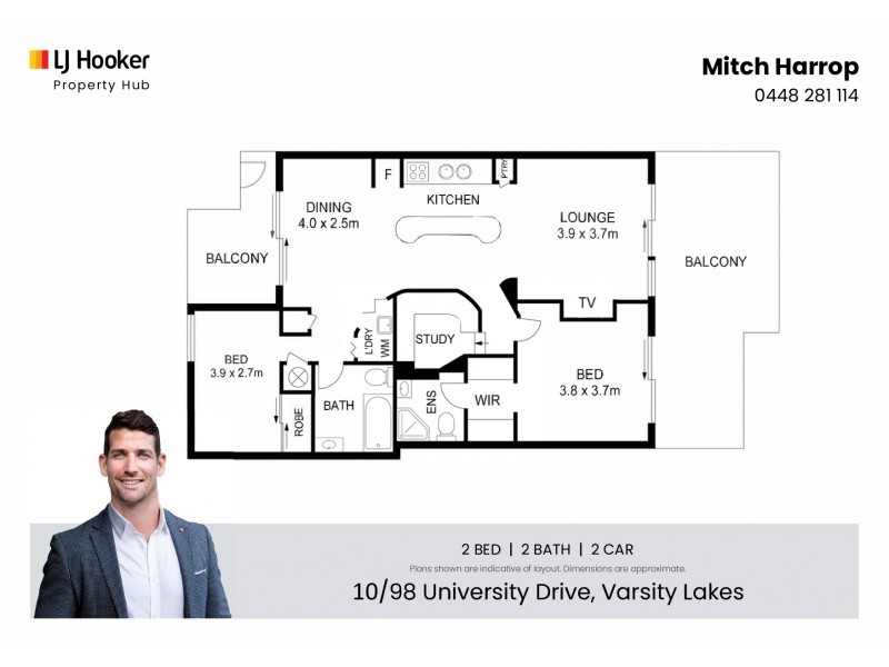 10/98 University Drive, Varsity Lakes QLD 4227 Floorplan