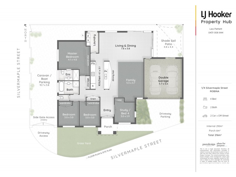 1/4 Silvermaple Street, Robina QLD 4226 Floorplan