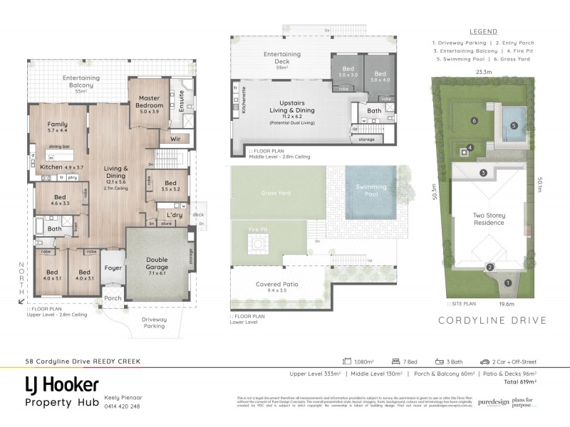58 Cordyline Drive, Reedy Creek QLD 4227 Floorplan