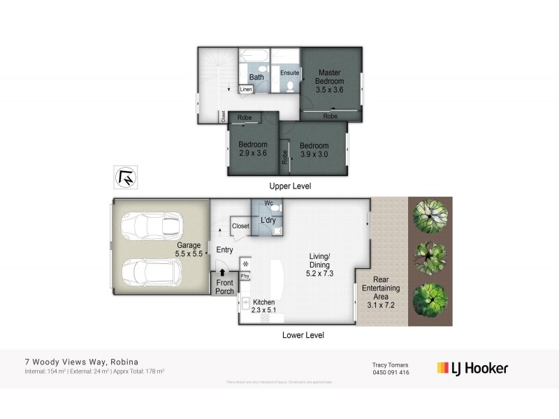 7/8 Woody Views Way, Robina QLD 4226 Floorplan