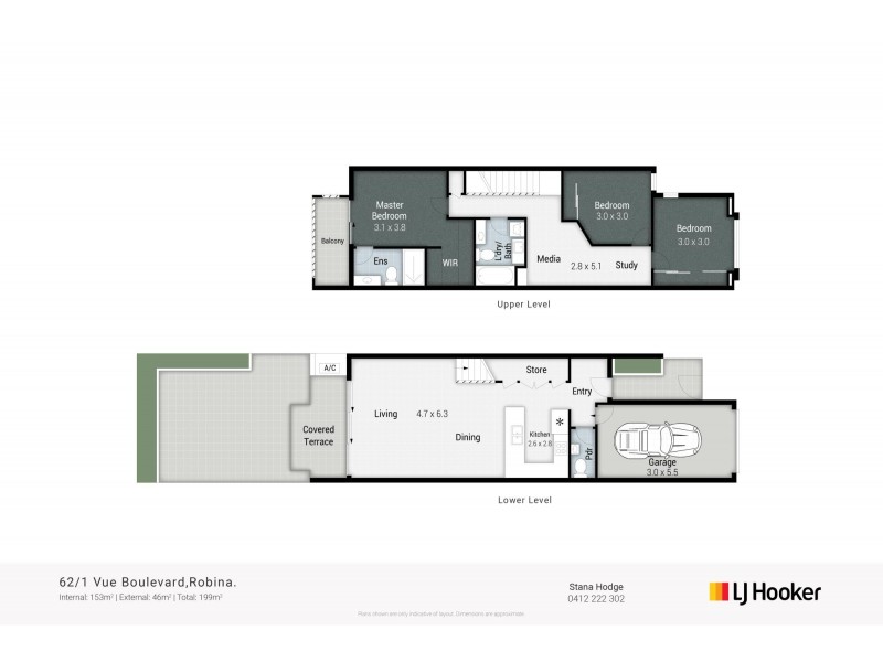 62/1 Vue Boulevard, Robina QLD 4226 Floorplan