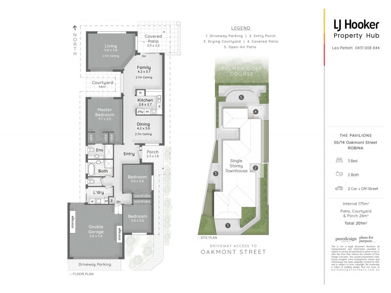 50/14 Oakmont Street, Robina QLD 4226 Floorplan