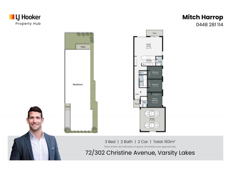72/302 Christine Avenue, Varsity Lakes QLD 4227 Floorplan
