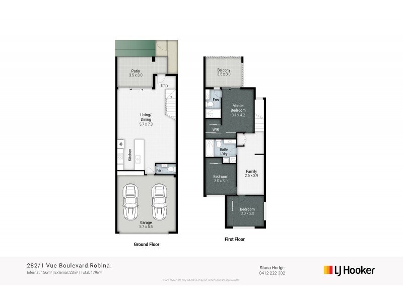 282/1 Vue Boulevard, Robina QLD 4226 Floorplan