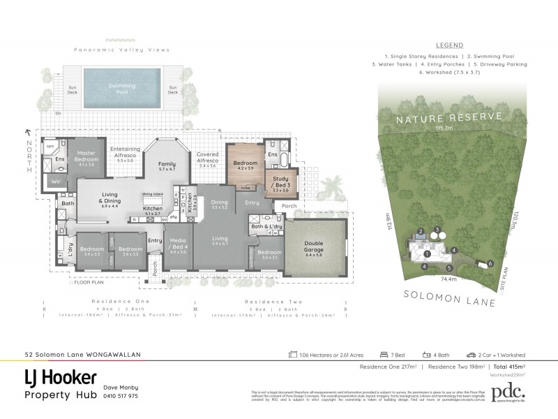 52 Solomon Lane, Wongawallan QLD 4210 Floorplan