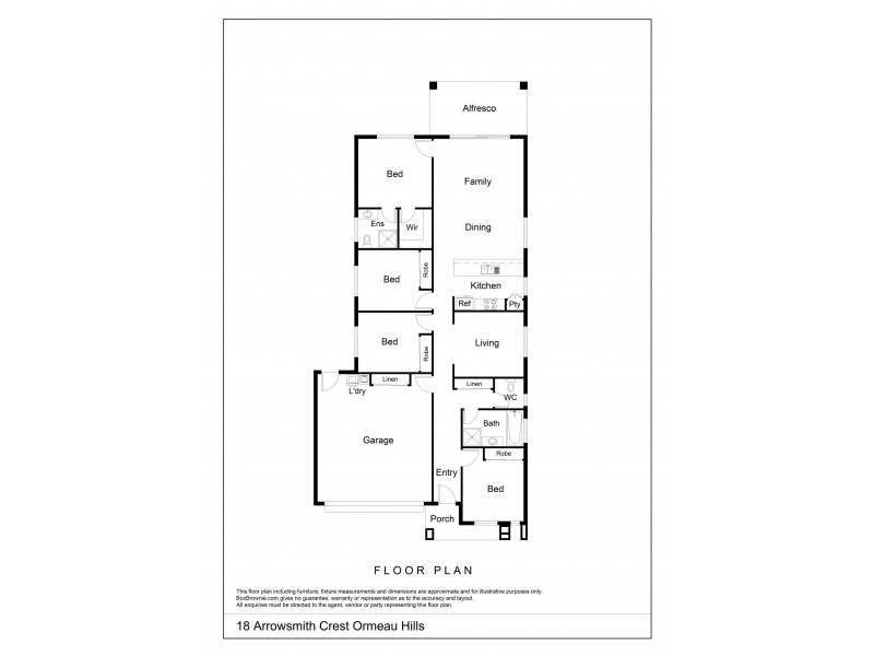18 Arrowsmith Crescent, Ormeau Hills QLD 4208 Floorplan