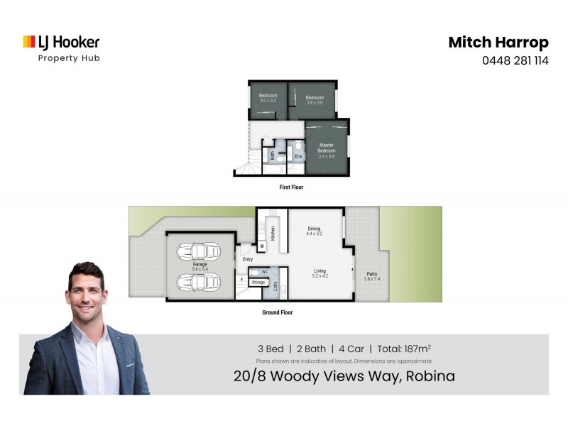 20/8 Woody Views Way, Robina QLD 4226 Floorplan