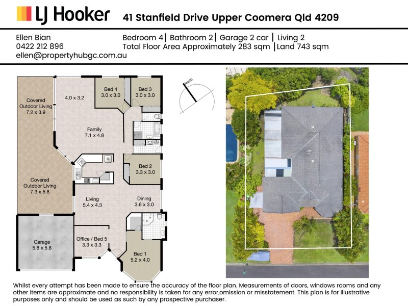 41 Stanfield Drive, Upper Coomera QLD 4209 Floorplan