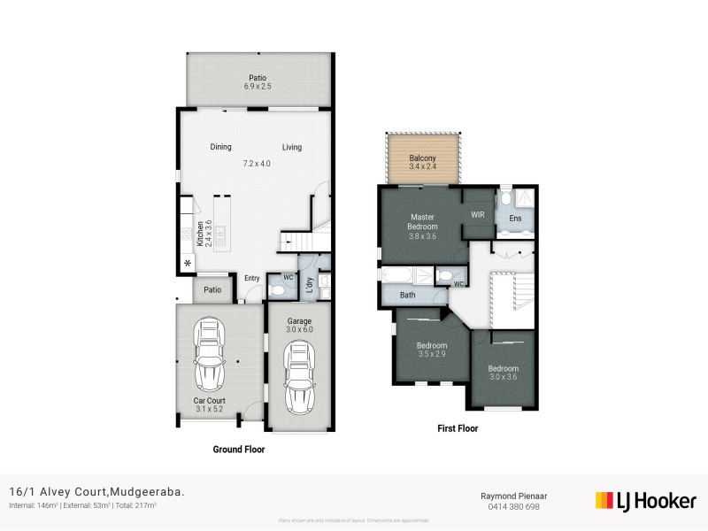 16/1 Alvey Court, Mudgeeraba QLD 4213 Floorplan
