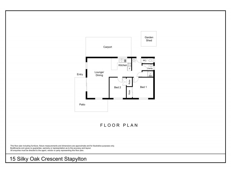15 Silky Oak Crescent, Stapylton QLD 4207 Floorplan