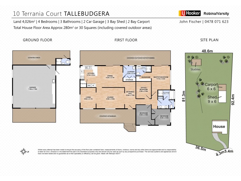 10 Terrania Court, Tallebudgera QLD 4228 Floorplan