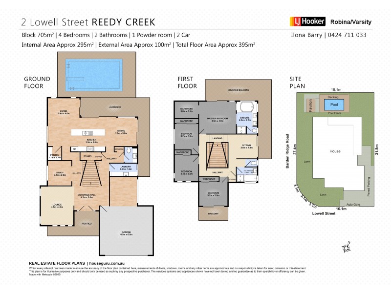 2 Lowell Street, Reedy Creek QLD 4227 Floorplan