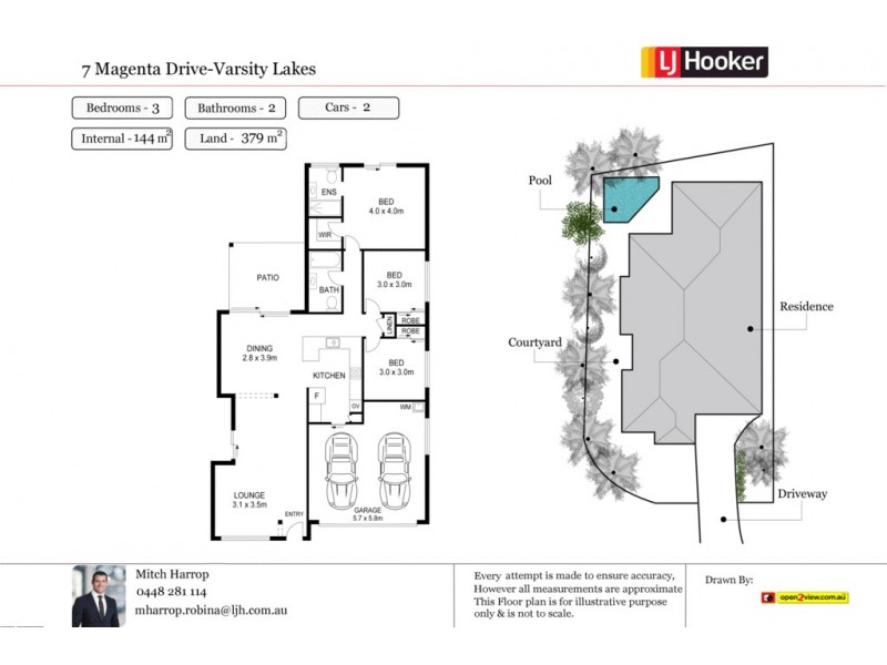 7 Magenta Drive, Varsity Lakes QLD 4227 Floorplan