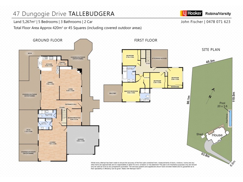 47 Dungogie Drive, Tallebudgera QLD 4228 Floorplan