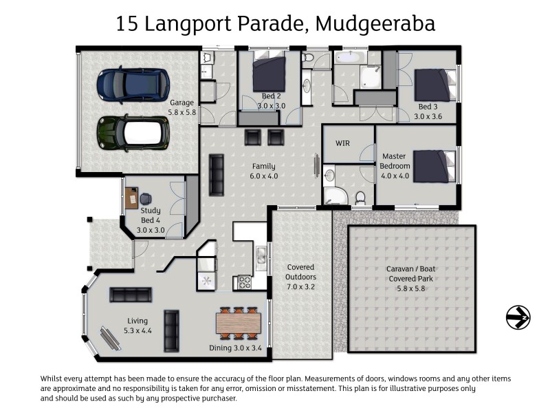 15 Langport Parade, Mudgeeraba QLD 4213 Floorplan