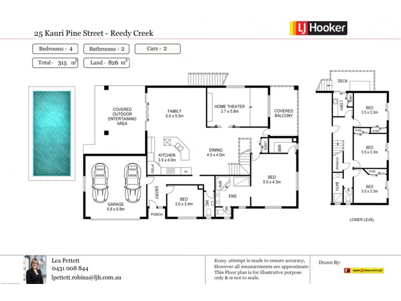25 Kauri Pine Street, Reedy Creek QLD 4227 Floorplan