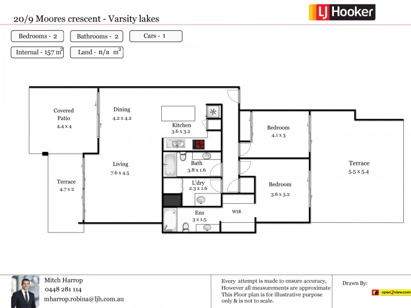 20/9 Moores Crescent, Varsity Lakes QLD 4227 Floorplan