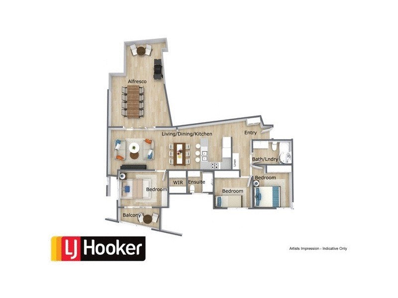 101/2-4 Riverwalk Avenue, Robina QLD 4226 Floorplan