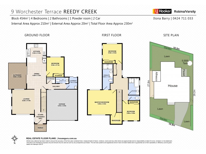 9 Worchester Terrace, Reedy Creek QLD 4227 Floorplan
