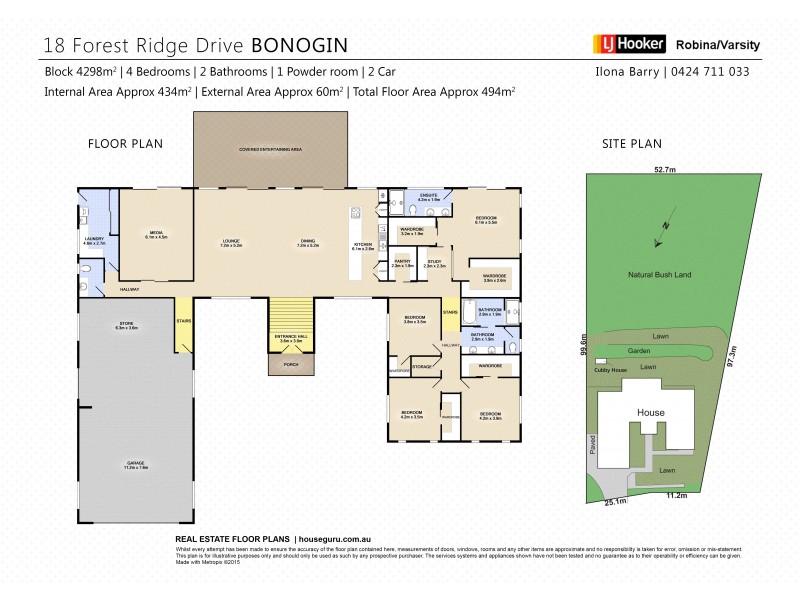 18 Forest Ridge Drive, Bonogin QLD 4213 Floorplan