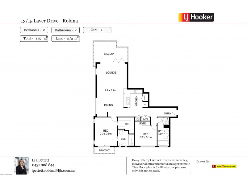 13/15 Laver Drive, Robina QLD 4226 Floorplan