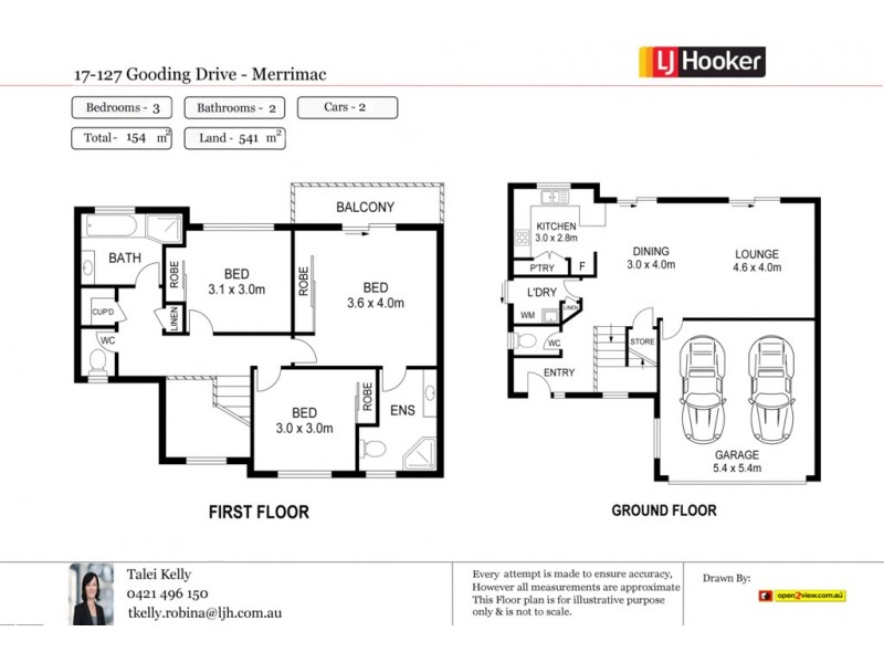 17/127 Gooding Drive, Merrimac QLD 4226 Floorplan