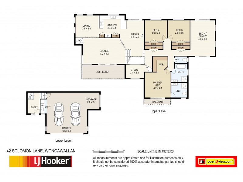 42 Solomon Lane, Wongawallan QLD 4210 Floorplan