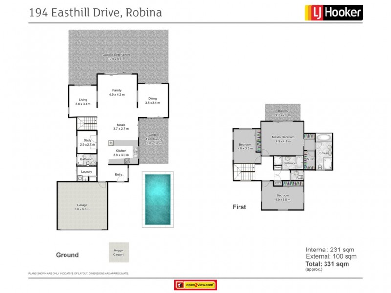 194 Easthill Drive, Robina QLD 4226 Floorplan