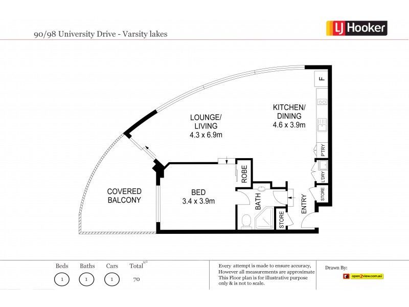 90/98 University Drive, Varsity Lakes QLD 4227 Floorplan